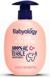Babyology Organic Baby Lotion - 100% Edible Ingredients - The Safest All Natural Baby Moisturizer For Newborn Dry And Sensitive