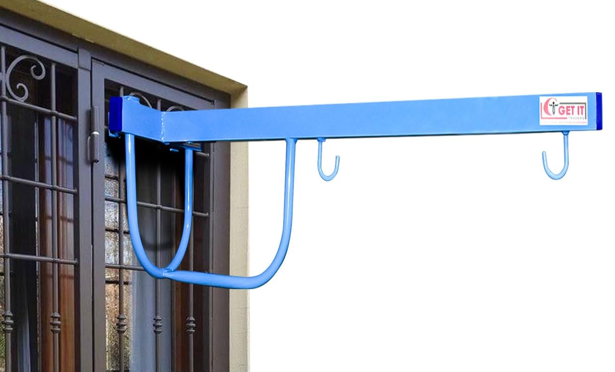 Get It Durable Window Cradle Metal Hanger Cot For Baby, Multi Use Kids Upto 3 Years | 20Kg - Babies | 100% Baby Safety Gurantee