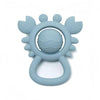 Baby Teething Toys Baby Rattle Toys Food Grade Silicone Rattles and Teethers for Newborn Soft Infants Toddlers Crab Shake Rattle