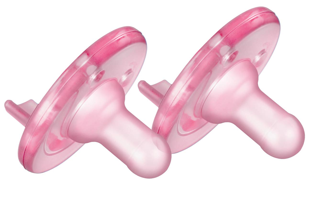 Philips Avent Super Soothie Pacifier, Pink, 3+ Months, 2 Pack, Scf192/07