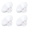 4PC Flange Insert 21mm Compatible with Momcozy M5/M6/M9/S12 Pro/V1 Pro/V1 Pro Breast Pump, Fit for Eufy/Elvie/Medela/Spectra/Lan