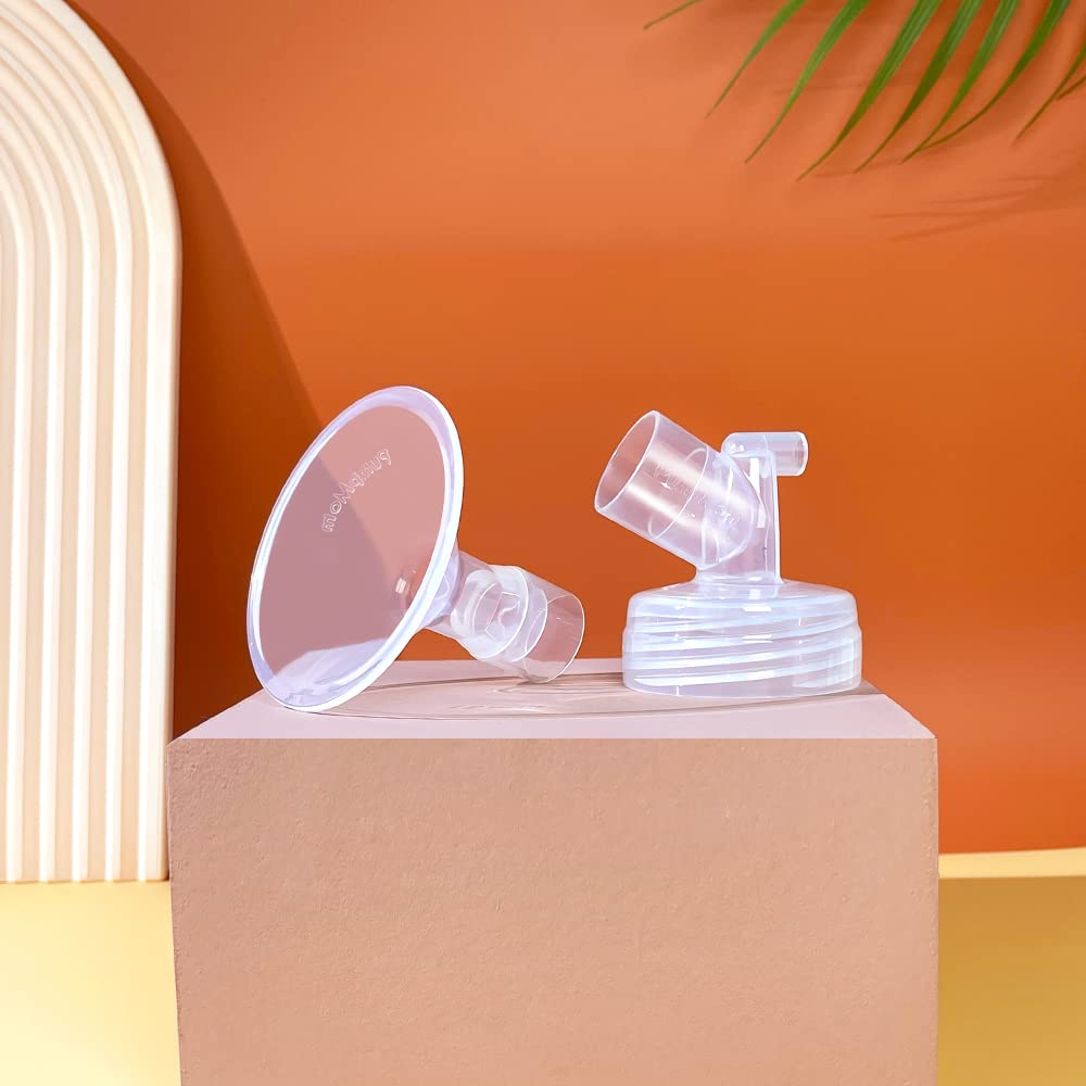 Pumpmom-Us 18Mm Flange Pump Parts For Spectra S2 Spectra S1 Spectra 9 Plus Breastpump, Flange Valve Tubing Backflow Protector, N