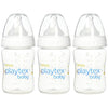 Playtex Baby Simply Playtex Complete Tummy Comfort Baby Bottles, Anti-Colic & Anti-Reflux, 6 Oz, 3 Count