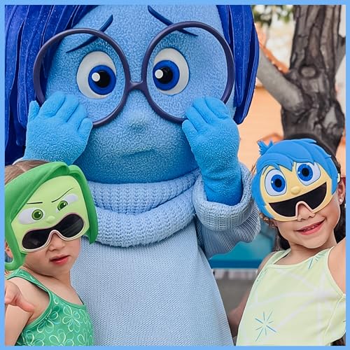 Sun-Staches Inside Out Joy Party Favors Costume Sunglasses | Uv400, Protected Lenses, One Size Fits Most