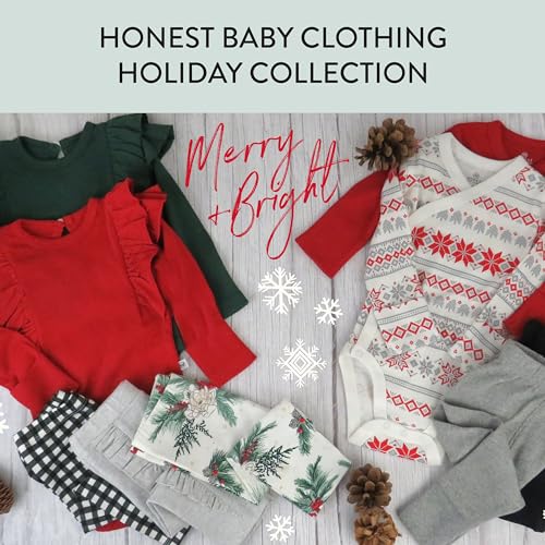 Honestbaby Multipack Honest Pants Joggers Pull On 100% Organic Cotton For Infant Baby And Toddler, Boys, Girls, Unisex, 2-Pack B