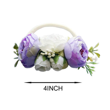 Bgfks Layered Tulle Tutu Dress For Toddler Girls,Baby Girl Rainbow Tutu Princess Skirt Set With Flower Headband.(Purple,18 Month