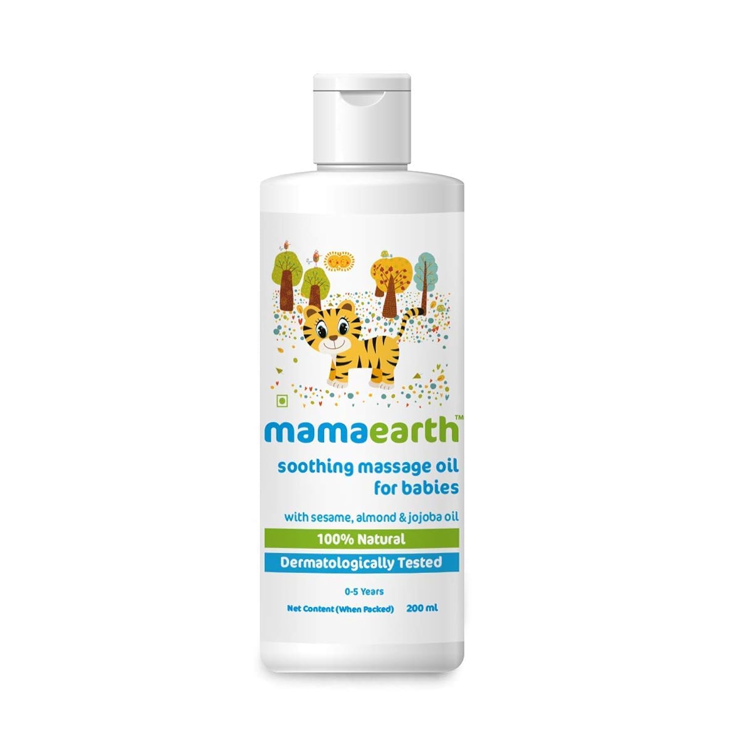 Mamaearth Soothing Massage Oil For Babies | Long Lasting Moisturization With Sesame, Almond & Jojoba Oil | Nourishes & Keeps Ski