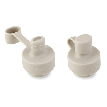 Pandaear 6 Pack Updated Silicone Water Bottle Cap, Baby No Spill Bottles Top Spout Adapter For Toddlers Kids, Bpa Free & Leak-Pr