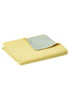 Ynm Cotton/Polyester Duvet Cover For Weighted Blankets (Yellow/Green Reversible, 60''X80'')