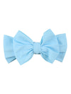 RuffleButts Girls Swim Bow Headband - Blue Breeze, One Size
