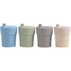 WeeSprout Bamboo Grow-With-Me Sippy Cups with Lids, 10 oz Set of Four, Babies Kids & Toddlers, Made With Bamboo & 100% Silicone,