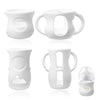 4 Pcs Silicone Sleeves For Philips Avent Glass Baby Bottle - For Avent Glass Baby Bottle Sleeves - Baby Bottle Sleeve Handler -