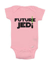 TeeNow - Light/Dark Side - Adorable Future SW Inspired - Funny Infant Bodysuit - Boy/Girl (3-6 Months, Pink Future)