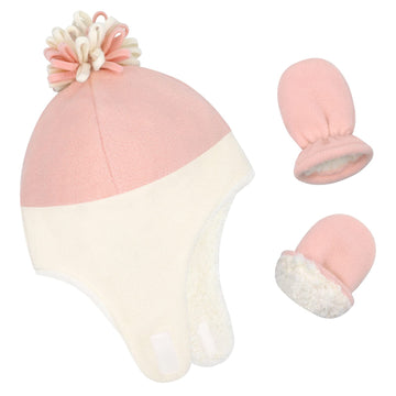 Sarfel Baby Winter Hat Girl Toddler Winter Hats For Girls Baby Winter Hats 12-18 Months Baby Hats And Mittens Girl Baby Beanie