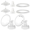 Maymom Pump Parts Compatible with Spectra S1 S2 9 Plus Electric Breastpump, 16mm Flange Valve Tubing Backflow Protector, Not Ori