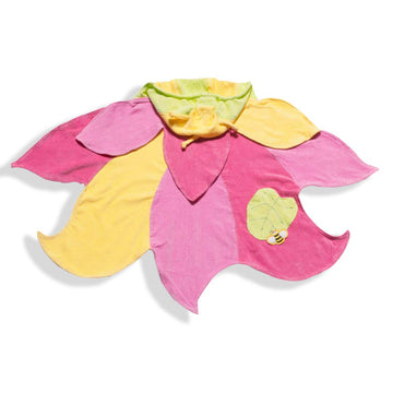 Kidorable Girls Lotus Towel, Yellow, Size Newborn To 2 Years