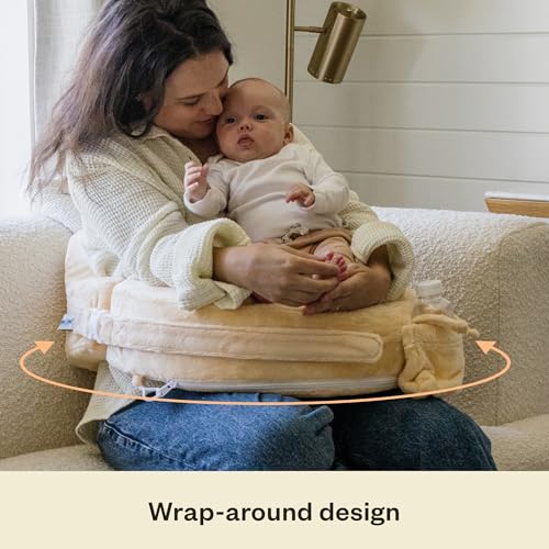 My Brest Friend Super Deluxe Nursing Pillow Slipcover Sleeve | Great For Breastfeeding Moms | Pillow Not Included, Gold