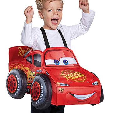 Cars 3 Lightning Mcqueen 3D Toddler Costume, One Size (Up To Size 6)