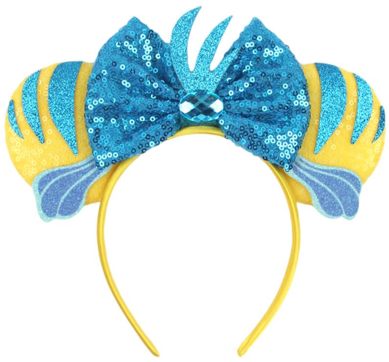 Clgift Rose Gold, Iridescent, And Silver Gold Blue Ears (Flounder)