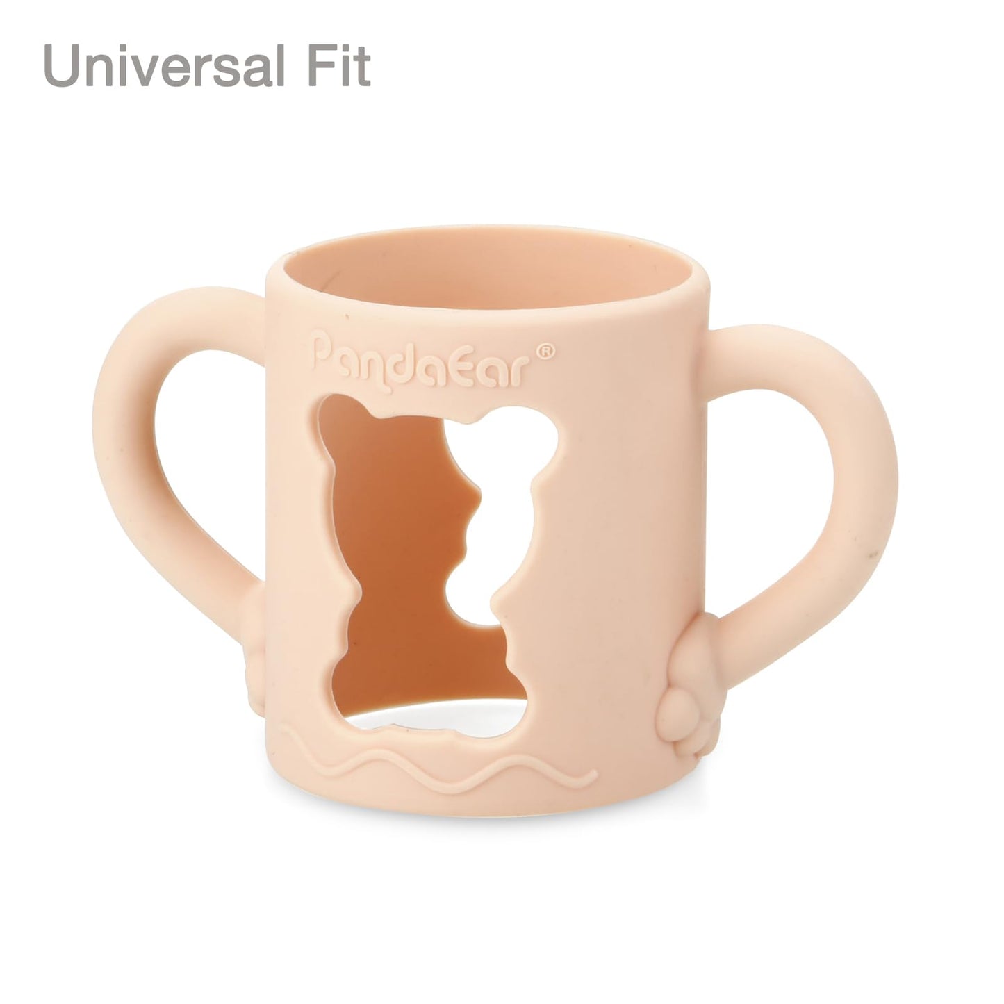 Pandaear 4 Pack Silicone Baby Bottle Handles Compatible With Dr Brown 8 Oz/250 Ml Narrow Baby Bottles, Baby Feeding Bottle Holde