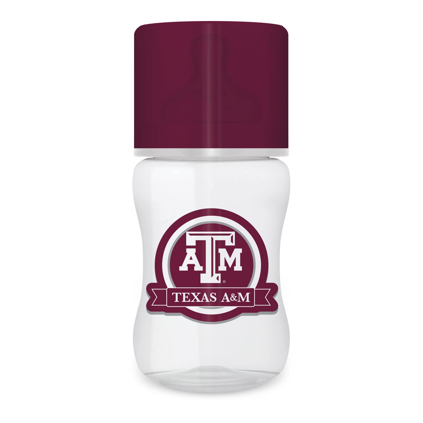 Baby Fanatic Baby Bottle Texas A&M Aggies - Official NCAA, BPA Free, Team Graphics, 9 oz