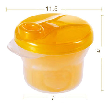 Beavorty Kids Snack Containers 3Pcs Formula Dispenser Milk Powder Portable Travel Container For Infant Toddler Children Snack Co