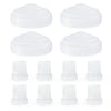 Hranio 12PCS Breast Pump Parts, Duckbill Valves Compatible with Momcozy m5 Replacement Parts Momcozy Breast Pump Accessories Mom