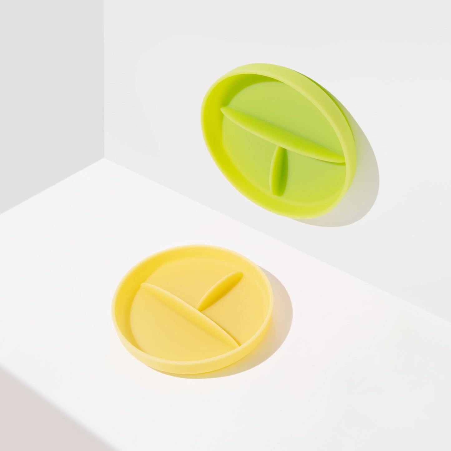 Olababy 100% Silicone Suction Plate | Toddler Plates With Suction | Divided Plates For Kids | Self Feeding Baby Essentials | Bab