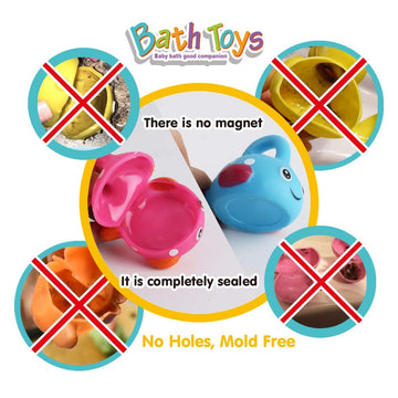 Dwi Dowellin Bath Toys Fishing Games Swimming Whales Bath Time Bathtub Toy for Toddlers Baby Kids Infant Fish Set Age 18months a