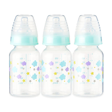 Parents Choice Baby Bottles - Slow Flow Bottles - 9Oz Baby Bottles - 5Oz Baby Bottles - Six Total Bottles