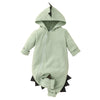 Atctbogfs Newborn Infant Baby Boys Girls Cartoon Dinosaur Halloween St. Patrick Christmas Hoodie Romper Jumpsuit Outfits Clothes