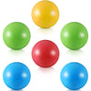 Civaner 6 Pcs Multi Colored Replacement Bulldozer Toy Balls 1.75 Inch Plastic Crush Proof Soft Air Filled Ocean Balls for Toddle