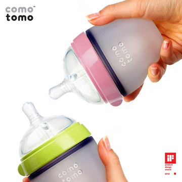 Comotomo Four Pack Bottle 150Ml/5Oz., Green