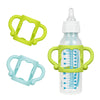 Dr Brown'S Silicone Bottle Handles - 2Pcs Easy Grip Handles For Narrow Bottles, Lightweight And Easy To Carry (Green/Blue)