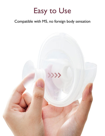 Momcozy Flange Insert 17Mm Compatible With Momcozy M5. Original M5 Breast Pump Replacement Accessories, 1Pc (17Mm)