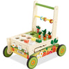 Beright 12-in-1 Wooden Baby Walker, Toddler Activity Center Toys, Wooden Baby Push and Pull Toys, Baby Push Walker, Multiple Pla