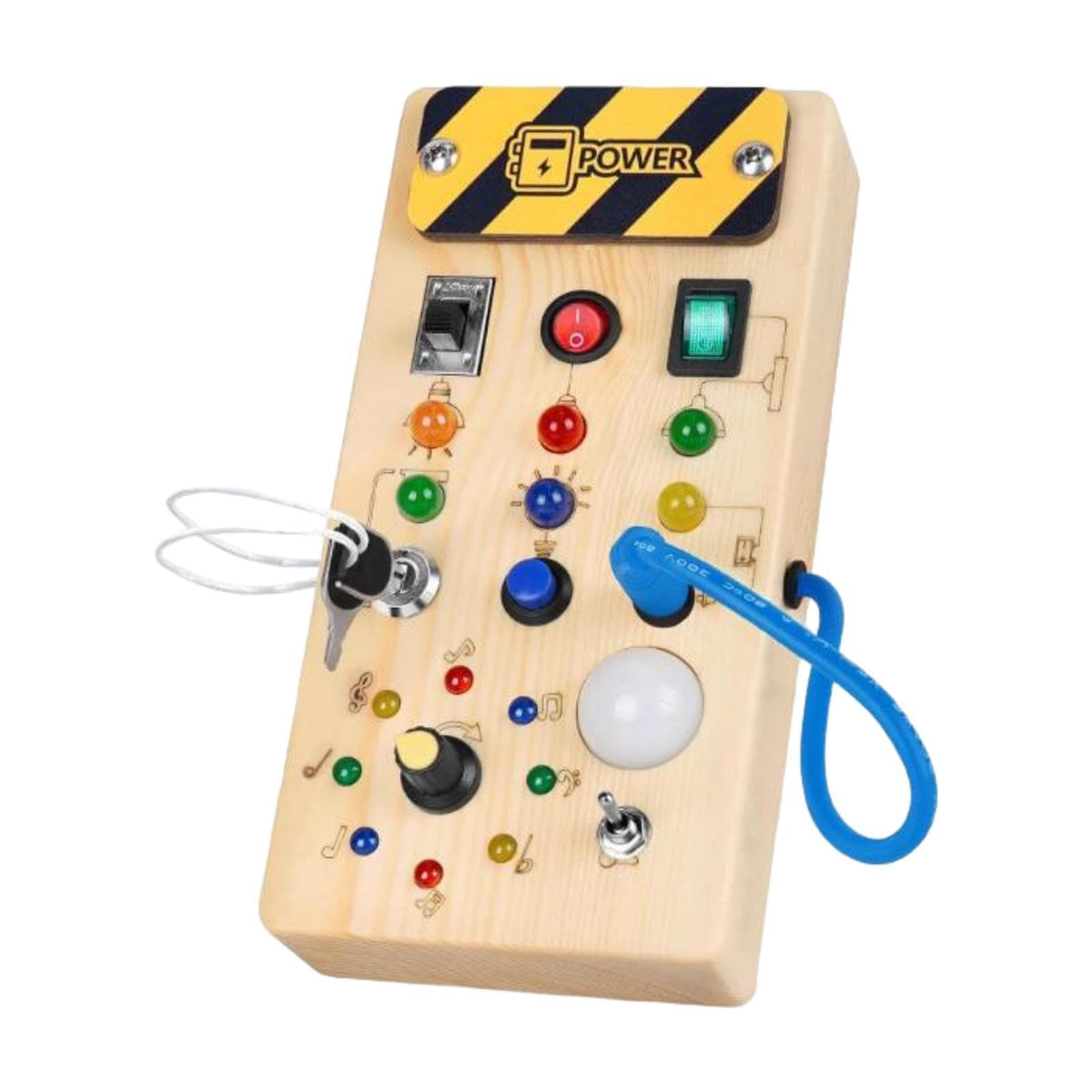 Atorse Light Up Busy Board Early Learning Educational Toys For Kids 3 4 Year Old Up|Baby | Toys For Baby | Developmental Baby To