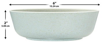 Bamboo Bowls - Set Of 6-18 Oz Bamboo Dishes For Kids & Adults - Dishwasher Safe Eco Friendly Baby Bowls For Self Feeding, Toddle