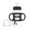 Dr. Browns Milestones Wide-Neck Sippy Spout Bottle with 100% Silicone Handles, Easy-Grip Handles with Soft Sippy Spout, 9oz/270