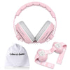 Lilian&Gema 2-In-1 Baby Ear Muffs, Adjustable Headphones With Band, Owls Noise Cancelling Headphones For Toddler Up To 4 Years,