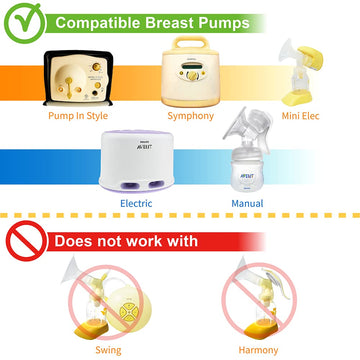 Nenesupply 4 Pc Duckbill Valves Compatible With Medela And Avent Pumps Not Original Medela Pump Parts Work With Medela Pump In S