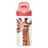 Giraffe Kids Water Bottle With Straw And Carry Handle Cute Animals Vacuum Insulated Stainless Steel Bottles Leak-Proof For Boys