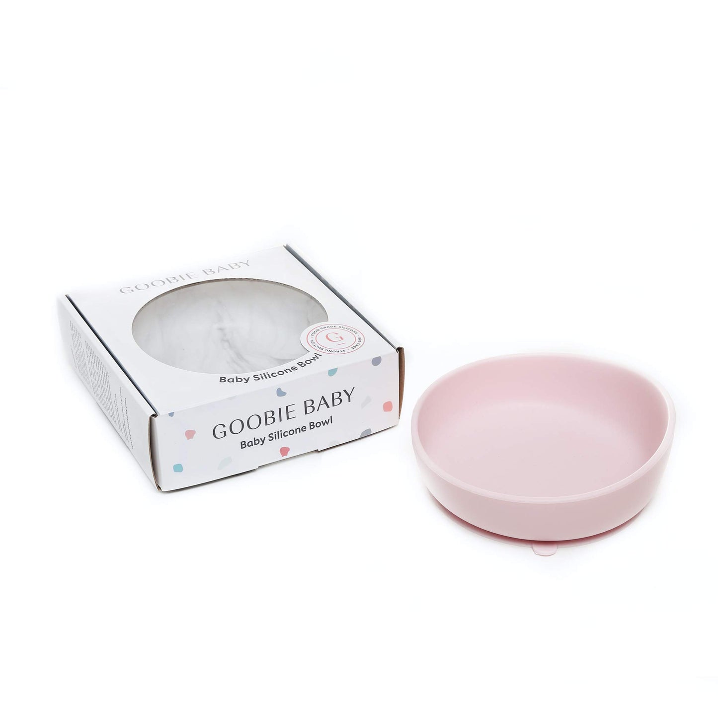 Goobie Baby Silicone Baby Bowl With Suction Base For Feeding Babies 6+ Months And Toddlers, Mess-Free Eating, Unbreakable, Non-T