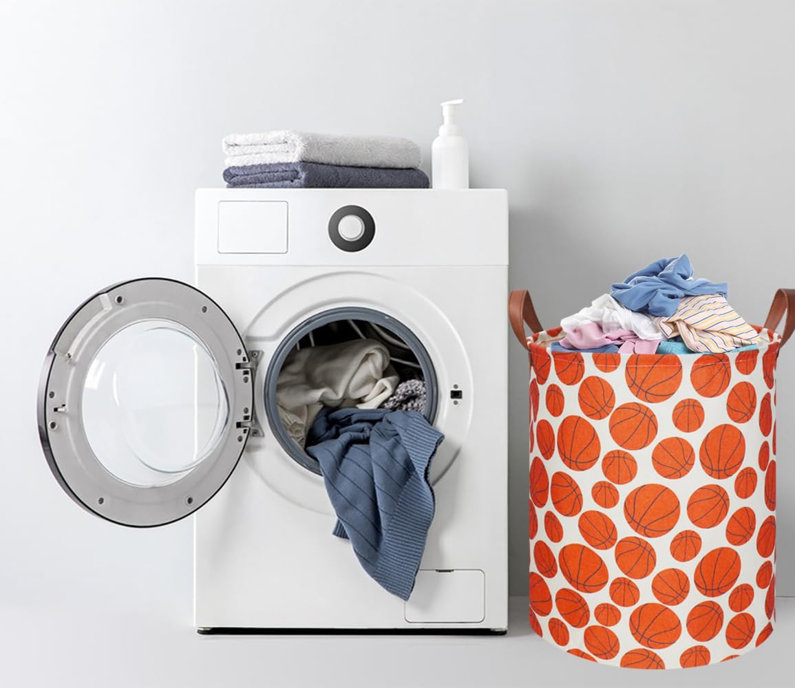 Ntaohamper Kids Laundry Hamper,Baseball Laundry Basket,Baby Boy Nursery Hamper,Waterproof Storage Bin For Bedroom,Clothes Organi