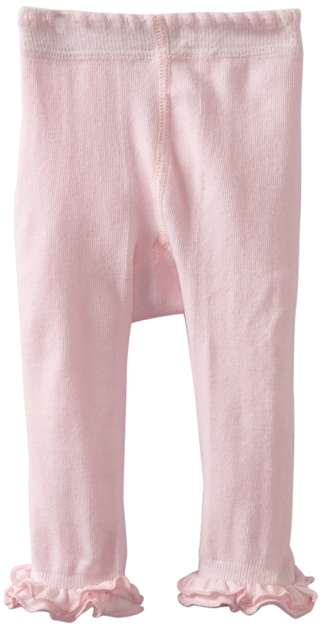 Jefferies Socks baby girls Ruffle Footless infant and toddler tights, Pink, 6-18 Months US
