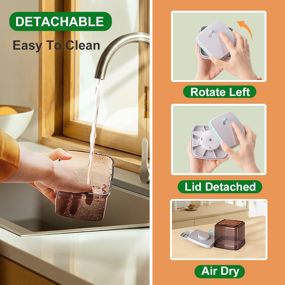 Formula Container, 1700Ml/730G Airtight Formula Dispenser, One Button Handy Pop Up Food Containers Milk Powder Container, Bpa-Fr