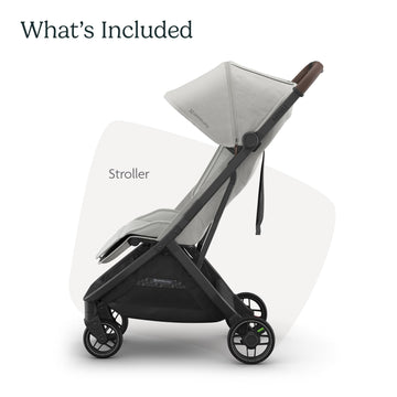 Uppababy Minu V3 Travel Stroller | Lightweight + Compact Design | One-Hand Fold + Unfold | From Birth + Overhead Compatible | Sa