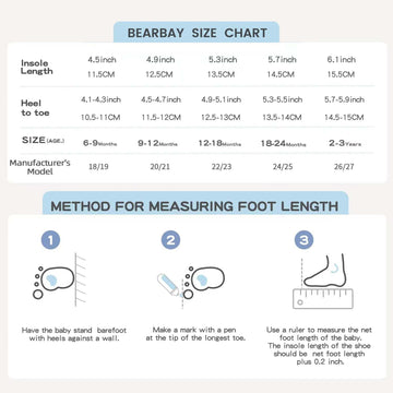 Bearbay Baby Sock Shoes Baby Walking Shoes Infant Non-Slip Breathable Slippers With Soft Rubber Sole Baby Boys Girls Sneakers Kh