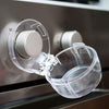 Heart Of Tafiti Stove Knob Covers For Child Safety, Gas Stove Knob Covers Large,Transparent Design, 5 Pack, Kitchen Safety Guard