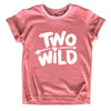 Two Wild 2Nd Birthday Outfit Girl Shirt For 2 Year Old Toddler Second Cute Tshirt (3 Years, Mauve)